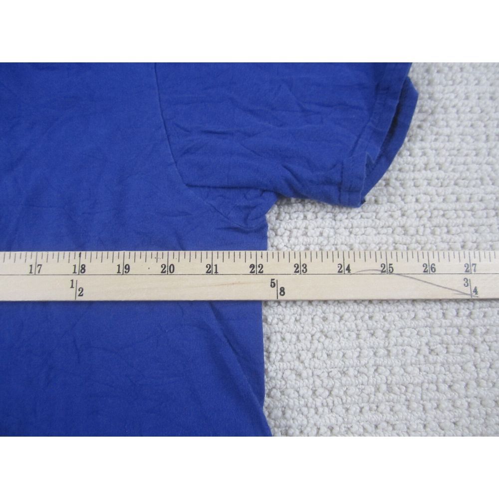 Chicago Cubs‎ Shirt Mens Large Blue MLB Baseball Crew Neck Graphic Print - Picture 9 of 11